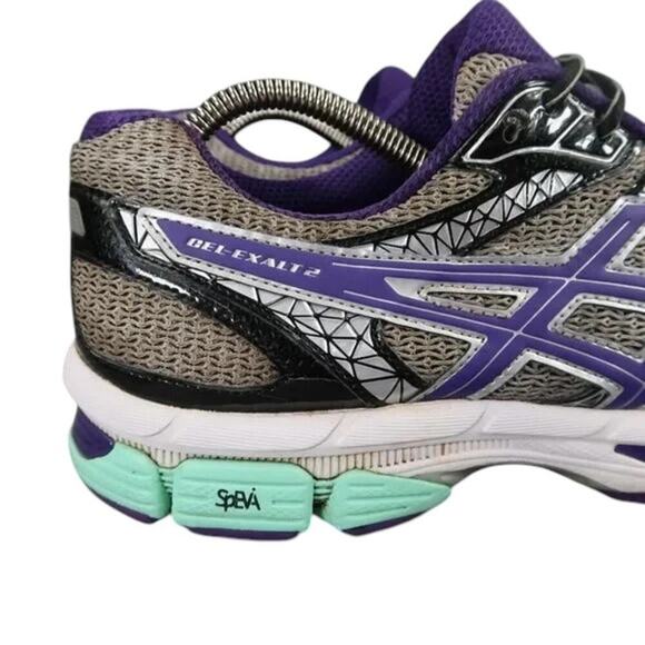 Asics Shoes Womens 12 Athletic Trainers Gel Exalt 2 Running Sport Active Comfort - Picture 12 of 14